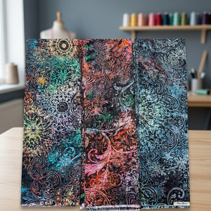 Tela de Algodón Estampada Reactiva con Elegante Diseño Paisley al por Mayor - Product Image 3