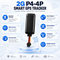 Traceur GPS 2G pour véhicule P4-4P filaire avec suivi en temps réel, historique d'itinéraire, géolocalisation et alarme de vibration