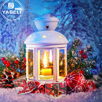 Boîte de rangement carrée transparente en acrylique YAGELI avec impression sérigraphique et logo personnalisé, boîte cadeau transparente avec couvercles