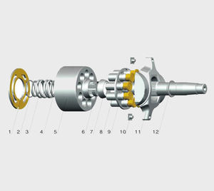 Motor Hidráulico Radial de Pistones de Calidad Serie Sai GM GM05 GM1 GM2 GM3 GM4 GM5 GM7 GM9 - Product Image 3