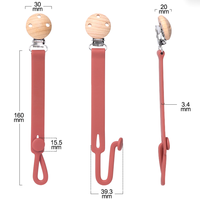 Nouvelle Collection 2024 : Attache-tétine de Luxe Monobloc Souple en Silicone Alimentaire pour Garçons et Filles