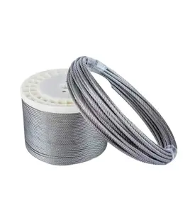 High Quality Stainless Steel 316 Wire Rope, Stainless Cable 4mm 7*19 High Strength