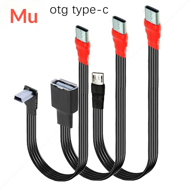 Type-C to Micro USB OTG Charging Cable for Android Devices with Data Transfer Support
