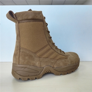 TSB09 2025 Nuevas Botas de Montañismo Color Café Oscuro, Botas de Desierto Resistentes para Hombre, Cuero Vacuno de Gamuza - Product Image 5