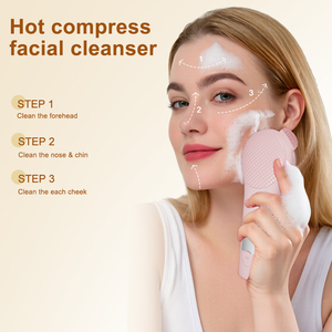 <span class=keywords><strong>Brosse</strong></span> <span class=keywords><strong>nettoyante</strong></span> faciale en silicone étanche Sonic pour hommes et femmes, rechargeable par type-C, exfoliante, blanchissante des pores du <span class=keywords><strong>visage</strong></span> - Product Image 2