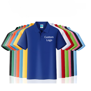 Factory Cheap Price Custom Logo Blank Multi Color Polyester Comfortable Men's Polo Shirts for Team Clothing
