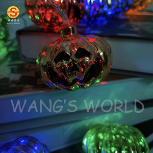 Guirnalda de luces LED decorativas de Halloween, luces de calabaza galvanizadas coloridas, plástico para decoración de <span class=keywords><strong>casa</strong></span> embrujada, habitación - Product Image 6
