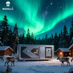 Tiny House en acier sur mesure de 6 m pour hôtels et villas en plein air, résistante aux intempéries extrêmes, alimentée à l'énergie solaire, transportable via un conteneur 40HQ - Product Image 1