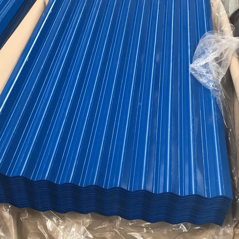Chine qualité corrug ondulé galvanisé galvalume couleur acier feuilles de confidentialité/plaque bobine rouleau stock feuille de toiture avec prix