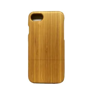 लक्जरी Shockproof प्राकृतिक लकड़ी के मोबाइल फोन खोल के लिए ठोस थोक लकड़ी बांस फोन के मामलों iphone 8