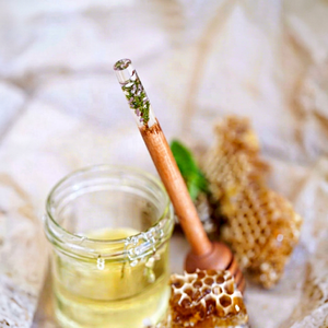Personalized Lavender Wood Resin Honey Dipper & Spoon Eco-Friendly Long Handle Camping <b>Gift</b> with Engraving Option - Product Image 1
