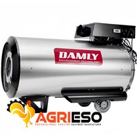 Chauffage au gaz DAMLY pour l'élevage de volailles, système de chauffage pour poulaillers, chauffage au gaz GPL/gaz naturel pour poules pondeuses et reproducteurs