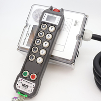 Control Remoto Inalámbrico Universal Industrial de 10 Botones para Grúa, Transmisor y Receptor Inalámbricos para Cabrestante Eléctrico