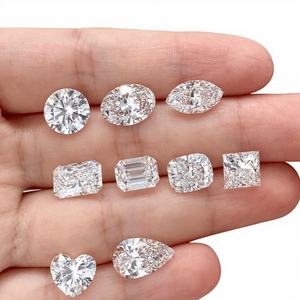 Bagues de fiançailles D'vins Jewels avec diamants de laboratoire couleur D, 3 carats, taille ovale, émeraude, princesse, coussin allongé - Product Image 1