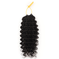 Orientfashion Cheveux Humains au Crochet Sans Nœuds Pré-Séparés Ondulés Profonds Plumes de Cheveux Humains au Crochet 100% Cheveux Naturels Bruts Extensions