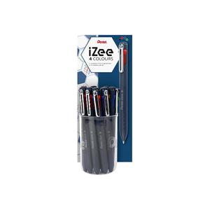 PENTEL 4-couleur biros iZee noir/rouge/bleu/vert - Product Image 1