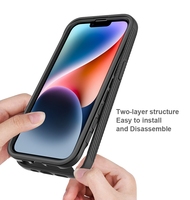 Coque rigide souple en TPU anti-chocs pour iPhone 16e Coque arrière