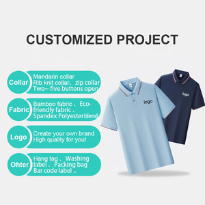 T-shirt de golf pour homme en coton 100% blanc, personnalisable avec logo brodé ou imprimé, vente en gros - Product Image 2