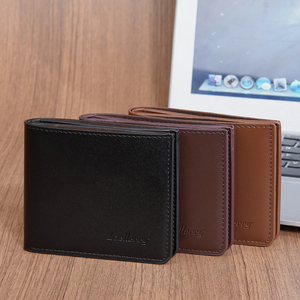 Baellerry Men's Ultra-Thin Multi-Functional <strong>Wallet</strong> Fashionable Minimalist Short Horizontal Design <strong>Money</strong> Clip PU Credit <strong>Cards</strong> - Product Image 1
