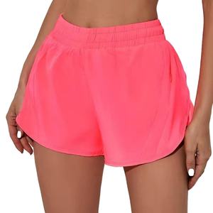 Shorts de sport pour femmes, taille haute, leggings de course, doublure élastique, cordon de serrage, entraînement sportif - Product Image 4