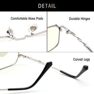 Lunettes de vue Dita Sport à monture carrée 50018, protection contre la lumière bleue, mode féminine, optique en métal - Product Image 5