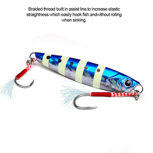 Oferta Especial 11 # -20 #   Paquete de 10 Anzuelos de Pesca con Púas para Jigging, Anzuelos de Pluma JK para Pesca <span class=keywords><strong>en</strong></span> el Mar - Product Image 6