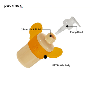 Botella de 120 ml de PET para Loción Corporal para Bebés con Pulverizador, Forma Cilíndrica, para el Cuidado de la Piel Infantil, Hidratante y Reparadora - Product Image 2