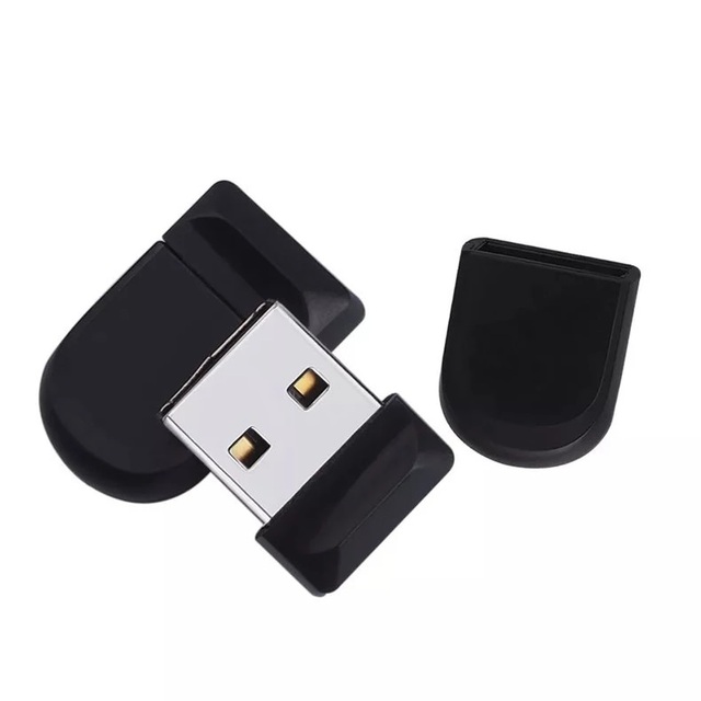 Hot Selling Super -thin Mini Cute Black Usb Flash Drive Pendrive 16GB Mini Brand Usb Memory Stick Usb Disk Mini Thumb 2gb