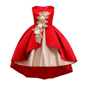 Ropa de Bebé, Vestidos de Fiesta Bordados Vintage con Flores para Niñas Pequeñas - Product Image 2