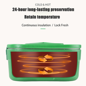 Kotak Pendingin & Penghangat Makanan Portabel Multifungsi Persegi dari Stainless Steel untuk Piknik & Aktivitas Luar Ruangan - Product Image 5