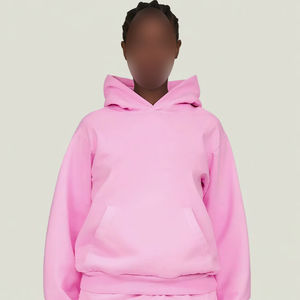 Men's pullover hoodie with a customizable logo and a <b>padded</b>, relaxed fit, perfect <b>for</b> street style and comfortable everyday wear - Product Image 2