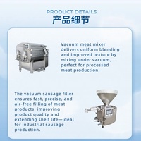 Équipement industriel de production de saucisses et de hot-dogs, ligne de remplissage sous vide et de fumage, machine de transformation de viande pour usine