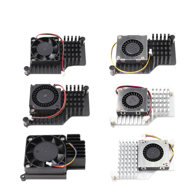 Raspberry Pi Active Cooler Aluminium Heatsink Radiator with PWM Cooling Fan for Raspberry Pi 5 Development Board