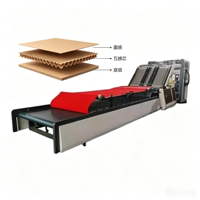 Machine automatique de laminage de carton ondulé