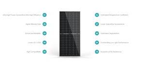 Jinko 1000W Panel solar único 610W 615W 620W Panneaux Solaires 625W 630W Paneles solares orgánicos tipo N - Product Image 3