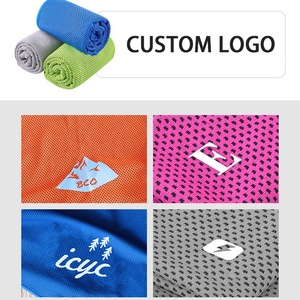 Serviette rafraîchissante à séchage rapide avec étui portable, serviettes glacées pour le sport, absorbant la transpiration, foulard pour la course, le yoga, la gym - Product Image 3