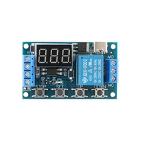 Module de temporisation à relais ZOPRO HW-521B/1 5V - Carte de contrôle double MOS avec temporisation de cycle réglable et circuit de déclenchement pour l'automatisation