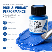 Peinture acrylique 25 ml, mini pots de peinture, modèle PA2025, personnalisation OEM exclusive, peinture artistique DIY, 12 couleurs, imperméable, résistant aux UV