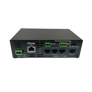 Antarmuka <span class=keywords><strong>Audio</strong></span> FHB <span class=keywords><strong>4CH</strong></span> Dante CSP 4 Input 4 Output Gerbang <span class=keywords><strong>Audio</strong></span> Jaringan dengan PoE DB0404-CSP - Product Image 1