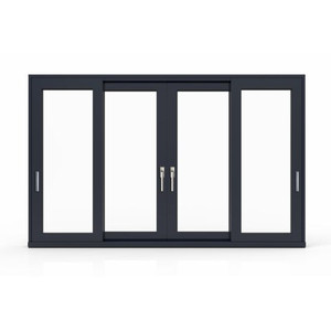 Porte <span class=keywords><strong>coulissante</strong></span> GELLJA à double vitrage avec cadre en aluminium thermolaqué au design moderne, <span class=keywords><strong>isolation</strong></span> thermique pour hôtel - Product Image 6