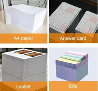 Máquina Contadora de Tarjetas de Papel Automática de Una Sola Cabeza, Equipo de Conteo de Papel Directo de Fábrica para Tarjetas Gruesas y Papel A3 A4