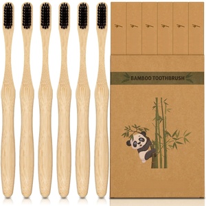 Cepillo de Dientes de Bambú Ecológico con Cerdas 100% Naturales de Pelo de Jabalí de Fábrica - Product Image 1