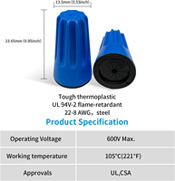 Éclairage extérieur P4W étanche 20A 2,0 mm Connecteur 16 broches en silicone à conception spirale, fileté en plastique-bronze-cuivre PC