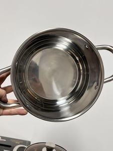 高品質ステンレス製調理器具5点セット、家庭用キッチン用スープ＆ストックポット、蓋付き、ステンレス裏地付き - Product Image 4