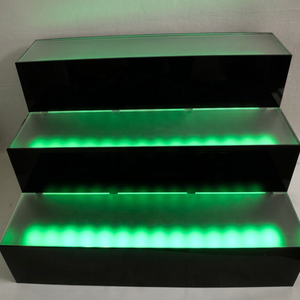 Custom 3 Tier <b>Acrylic</b> Wine Bottle Presenter Retail Bottle Display <b>Stand</b> for Bar Store - Product Image 1