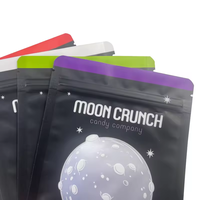 Sacs colorés en plastique fini mat pour sachet d'emballage alimentaire en feuille d'aluminium Mylar café thé Stand up Pouch