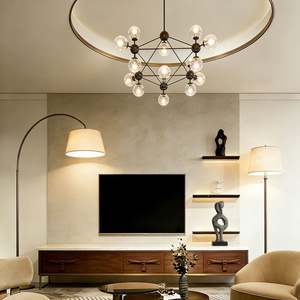 Juego de Mesa de Centro y Mueble para TV de Madera Minimalista Ajustable de Estilo Nórdico Moderno con Cajones para Sala de Estar o Apartamento - Product Image 3