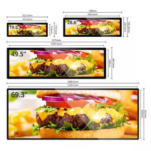 19 21 24 28 37inch 200 400 nits 1080P Android kéo dài thanh LCD hiển thị kỹ thuật số biển TFT LCD Stretch thanh hiển thị - Product Image 1
