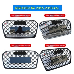 Nuova Griglia Frontale per <span class=keywords><strong>Audi</strong></span> A6L <span class=keywords><strong>RS6</strong></span> 2016-2018 A6 C7PA e Paraurti con Rete a Nido d'Ape Migliorata in ABS - Product Image 3