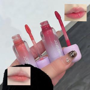 Gloss à lèvres brillant nude rouge effet miroir, 6 couleurs riches, hydratant, waterproof, sensation gelée, pour maquillage quotidien (vente en gros) - Product Image 2
